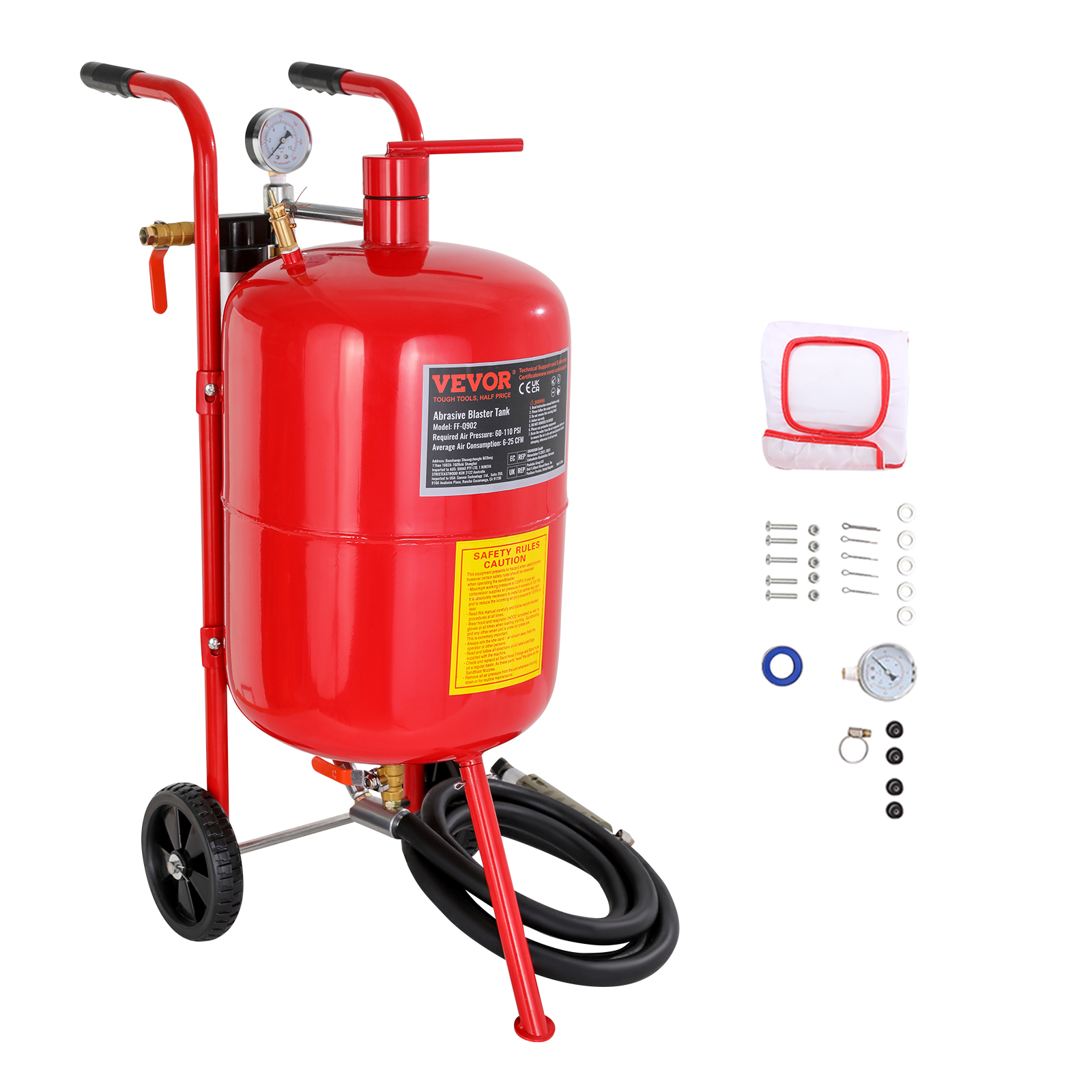 Sandblaster Cabinet - SucceBuy Sand Blaster 10Gal Portable Air