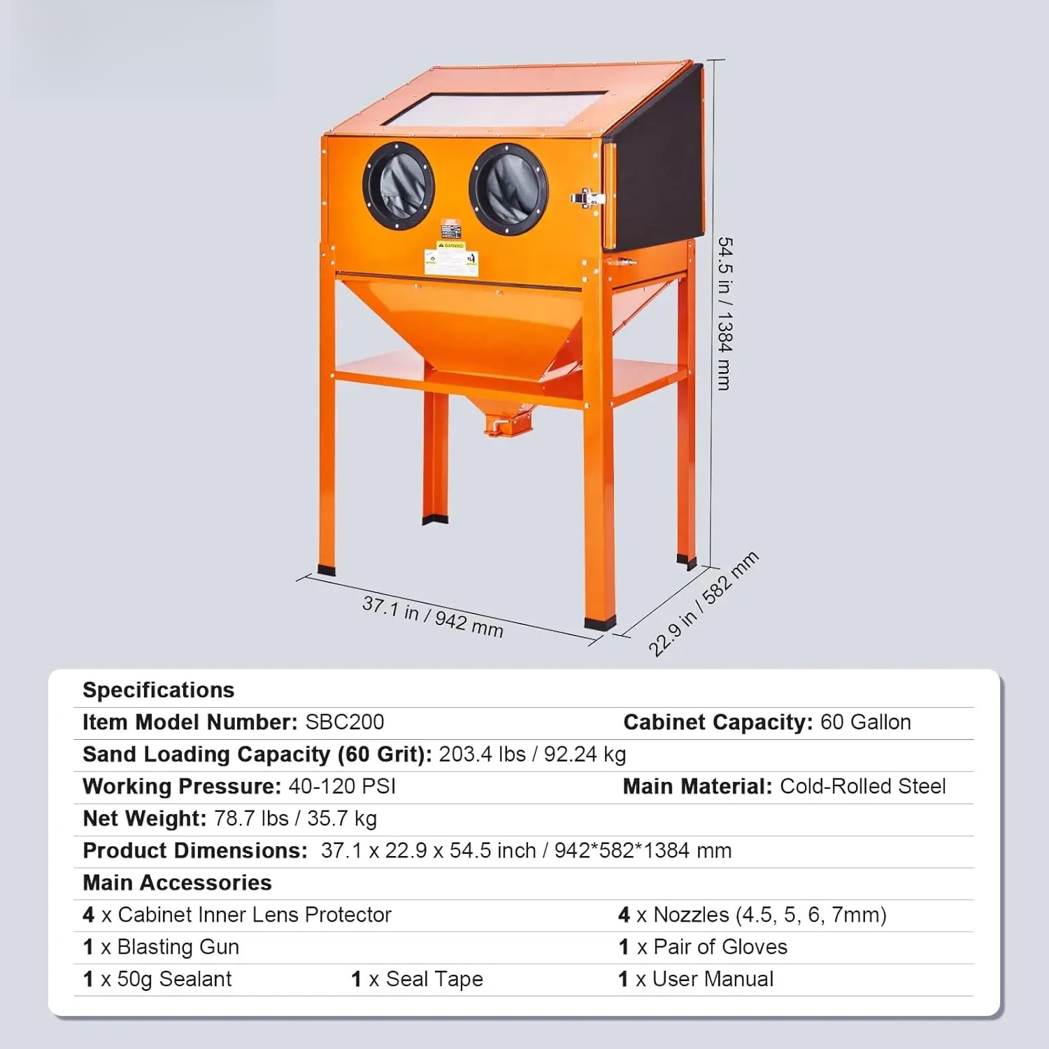 Blasting Cabinet with Stand,   – Sandblaster Cabinet Bewertung und Preis