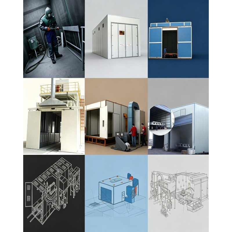 Sand Shot Blasting Room/Cabine – Sandblaster Cabinet Bewertung und Preis