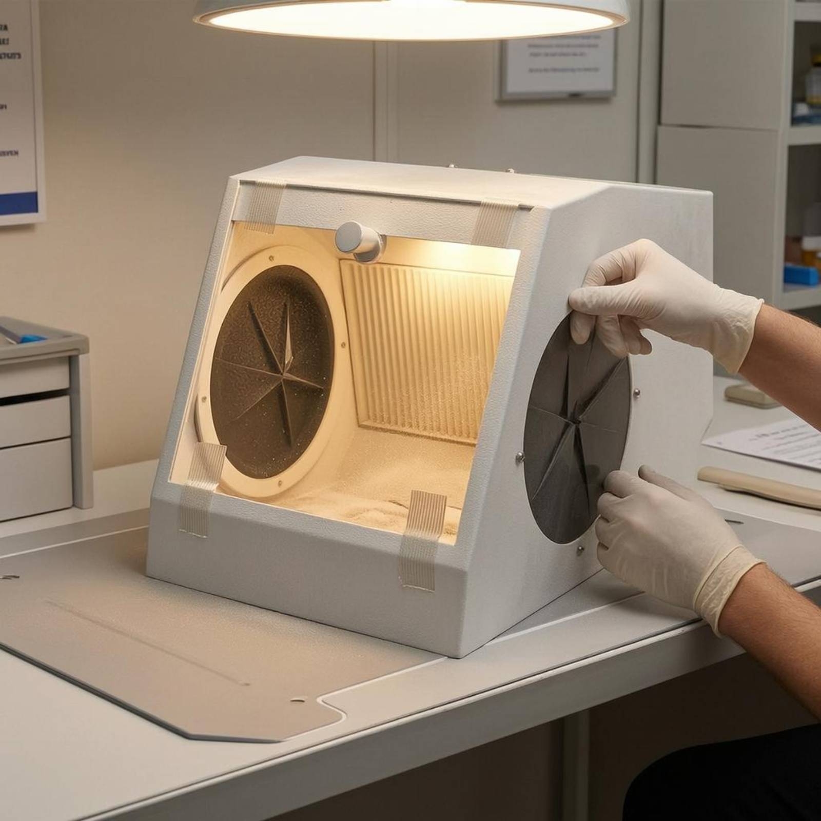 Clinical Sandblasting Box Buil – Sandblaster Cabinet Bewertung und Preis